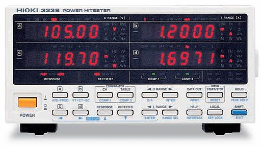 Đánh giá kỹ thuật thiết bị kiểm tra công suất 1 pha Hioki 3332
